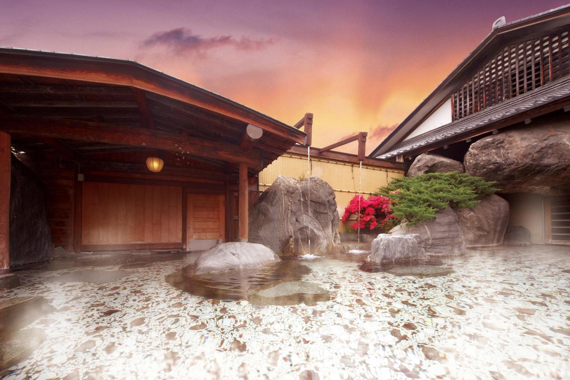 Hotel Beautiful Japanese Garden Kagetsu Fuefuki Esterno foto